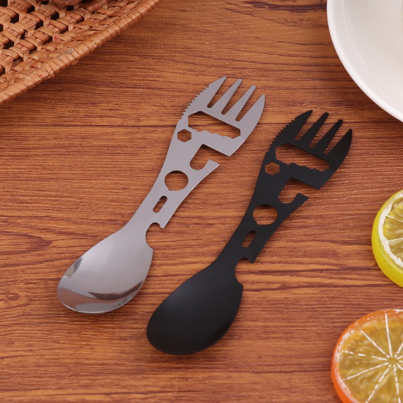 1/5Pcs 10 In 1 Camping Utensil - Bamboo Cutlery Travel incelemesi ve fiyatı