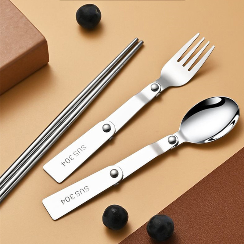 New 1Pc/3Pcs Portable Outdoor  - Bamboo Cutlery Travel incelemesi ve fiyatı