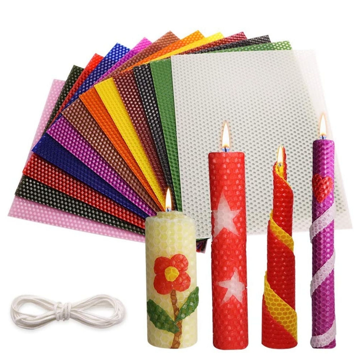 13pcs 20*20cm Color Beeswax Sh - Beeswax Wrap Reusable incelemesi ve fiyatı