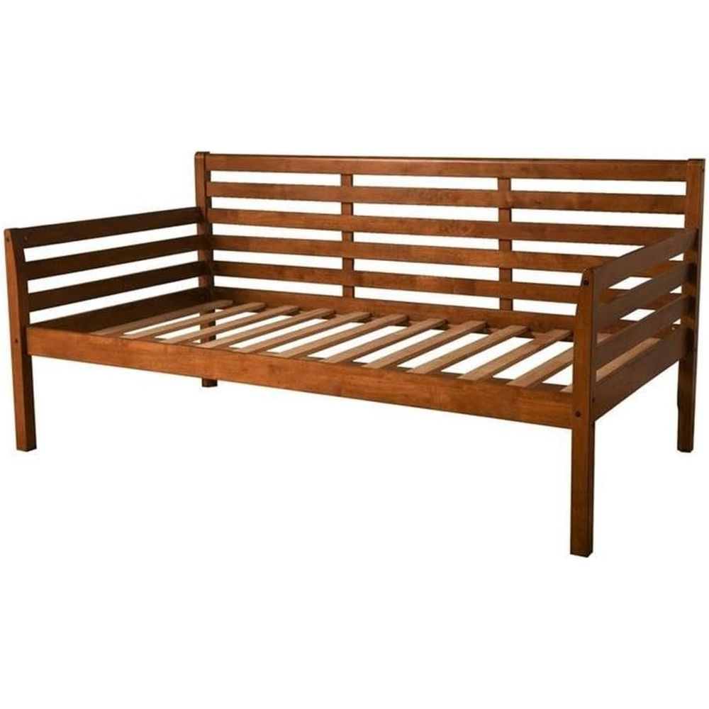 Twin Daybed in Medium Brown, S - Sustainable Living Is incelemesi ve fiyatı