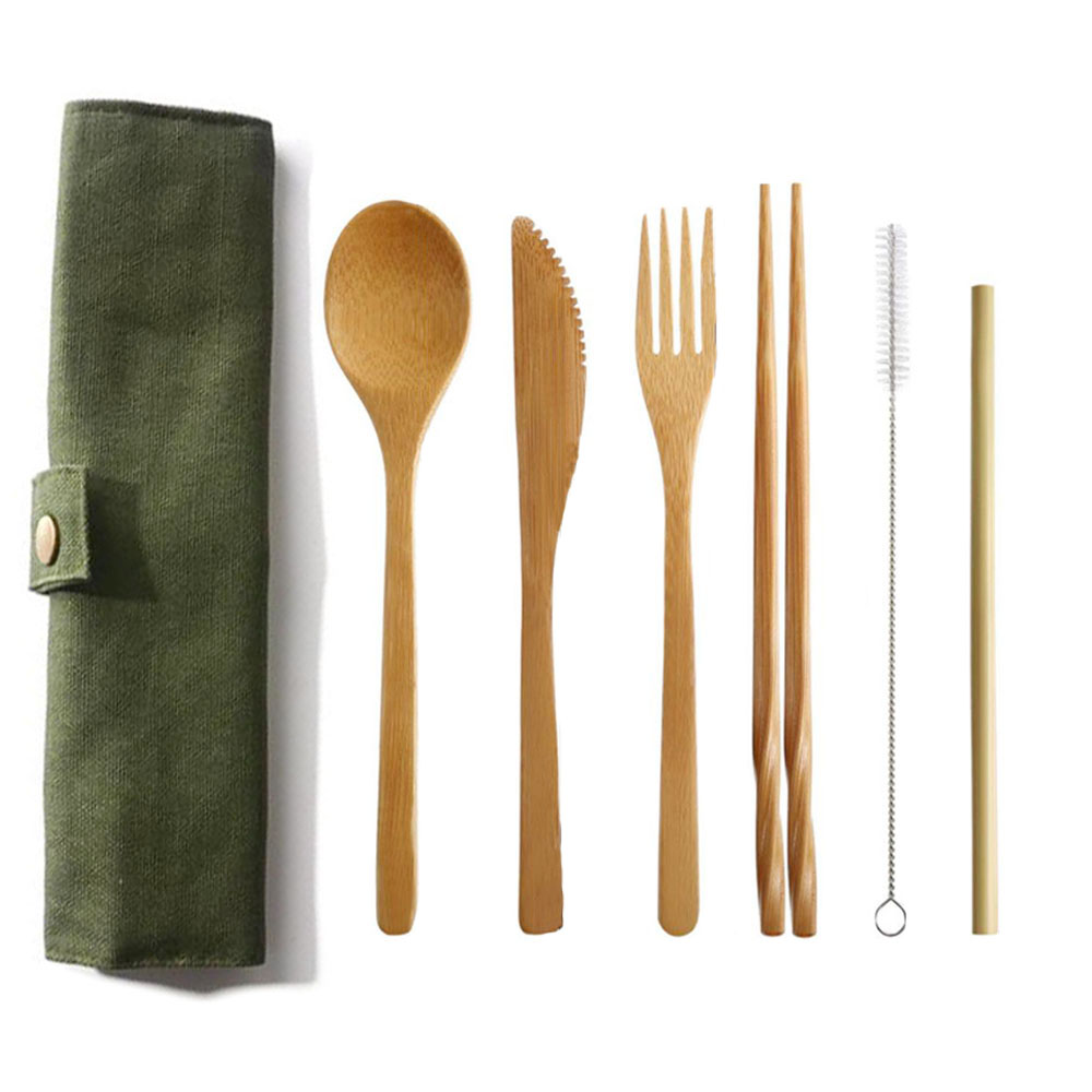 Reusable Bamboo Cutlery Set Ba - Bamboo Cutlery Travel incelemesi ve fiyatı
