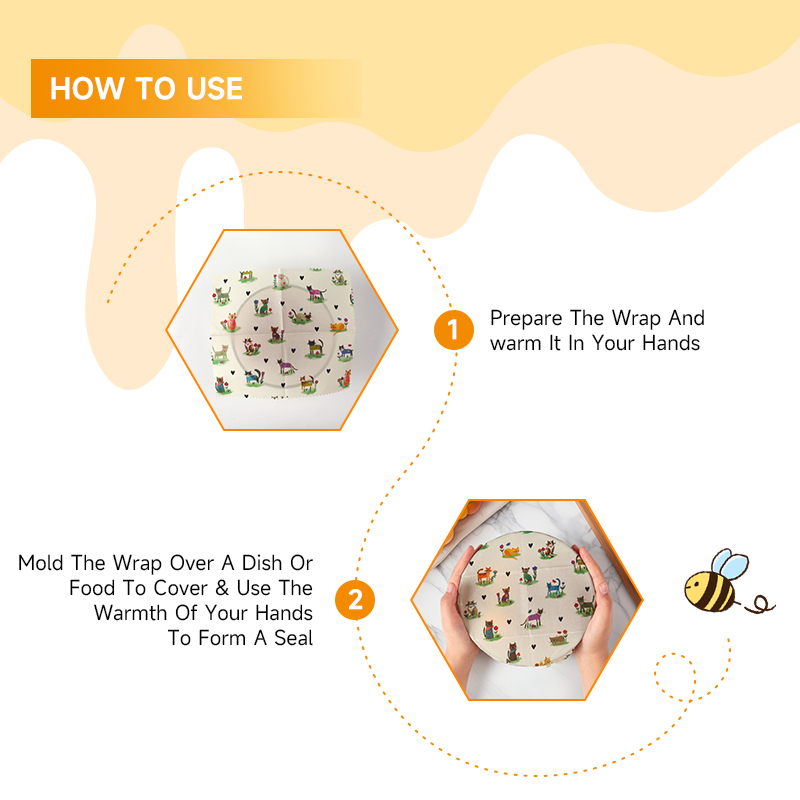 6 Packs (2S. 2M, 2L) reusable  - Beeswax Wrap Reusable incelemesi ve fiyatı