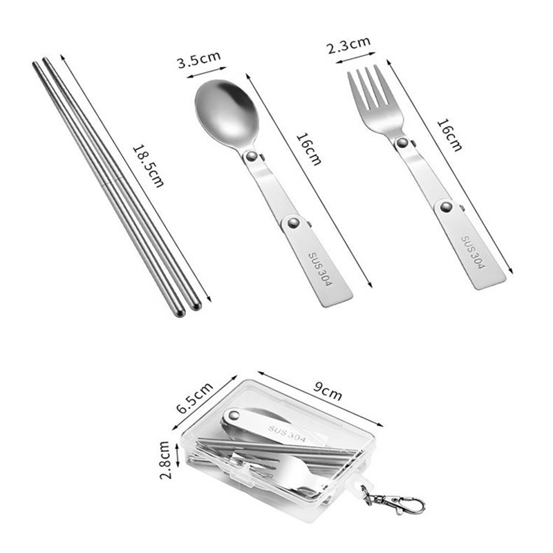 1Pc/3Pcs Portable Outdoor Cutl - Bamboo Cutlery Travel incelemesi ve fiyatı