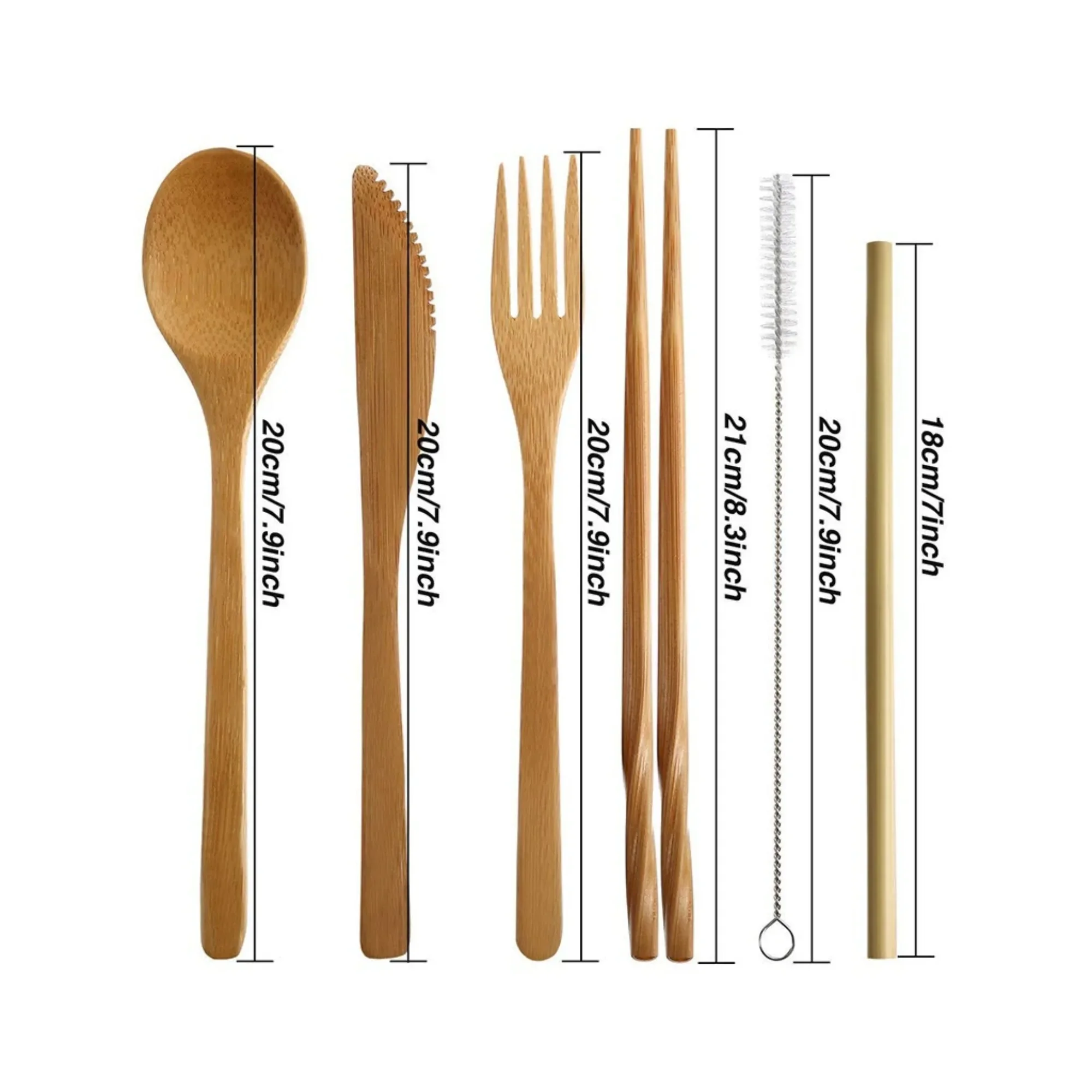 Bamboo Travel Cutlery Set Fork - Bamboo Cutlery Travel incelemesi ve fiyatı