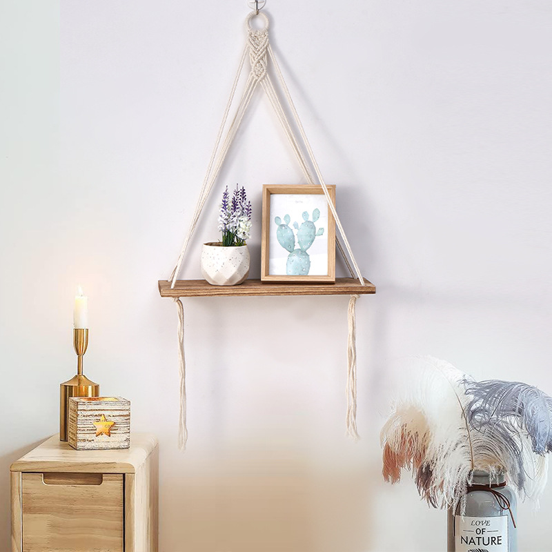 Boho Macrame Wall Shelf Handma - Sustainable Living Is incelemesi ve fiyatı
