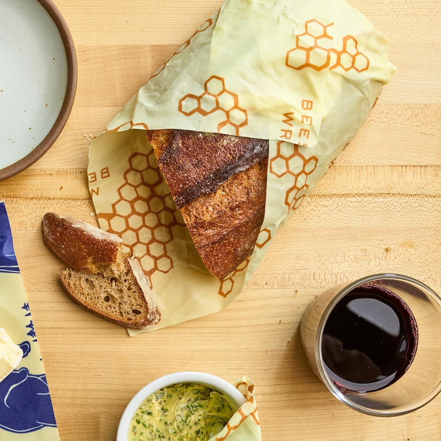Reusable Beeswax Bread Wrap -  - Beeswax Wrap Reusable incelemesi ve fiyatı