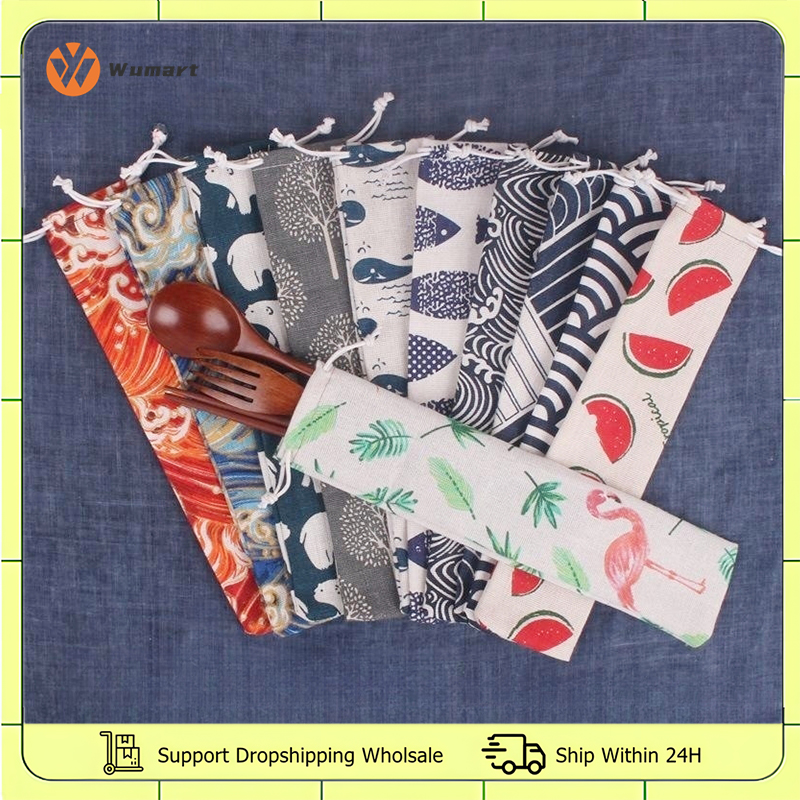 Portable Cutlery Bag Reusable  - Bamboo Cutlery Travel incelemesi ve fiyatı