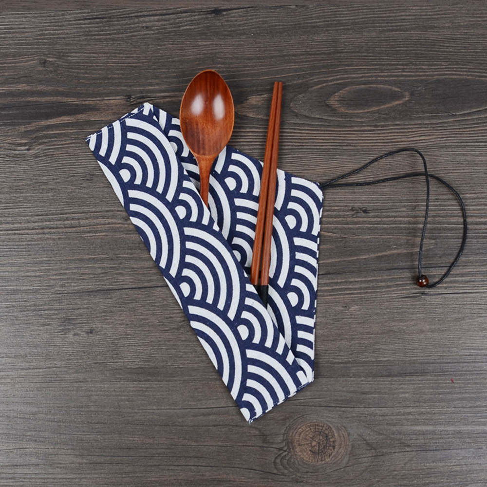 Portable Cutlery Bag Reusable  - Bamboo Cutlery Travel incelemesi ve fiyatı
