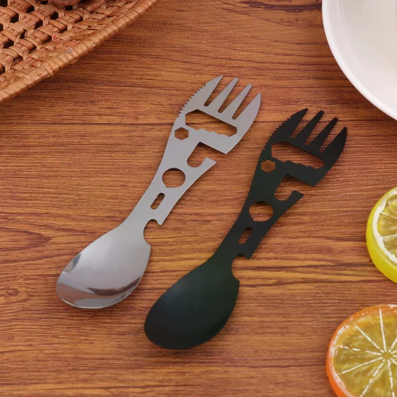 1/5Pcs 10 In 1 Camping Utensil - Bamboo Cutlery Travel incelemesi ve fiyatı