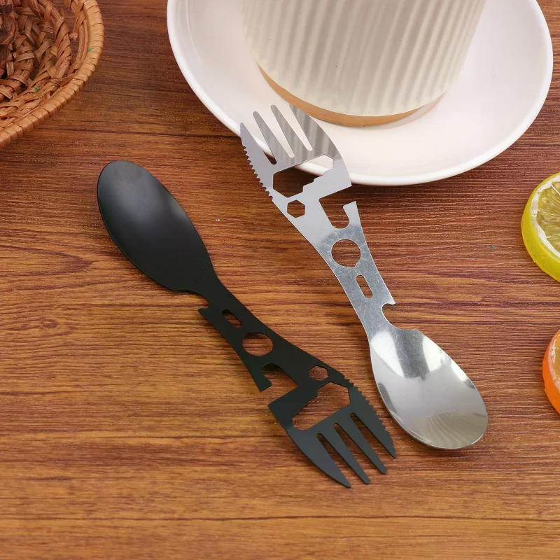 1/5Pcs 10 In 1 Camping Utensil - Bamboo Cutlery Travel incelemesi ve fiyatı
