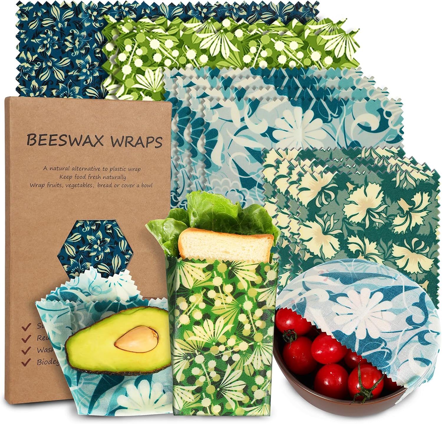 Eco-Friendly Beeswax Food Wrap - Beeswax Wrap Reusable incelemesi ve fiyatı