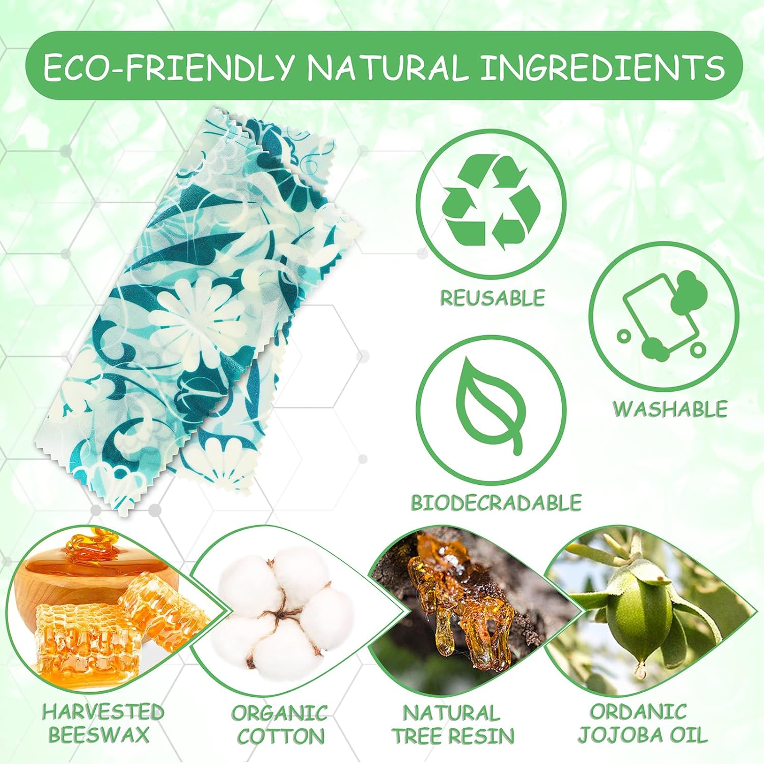 Eco-Friendly Beeswax Food Wrap - Beeswax Wrap Reusable incelemesi ve fiyatı