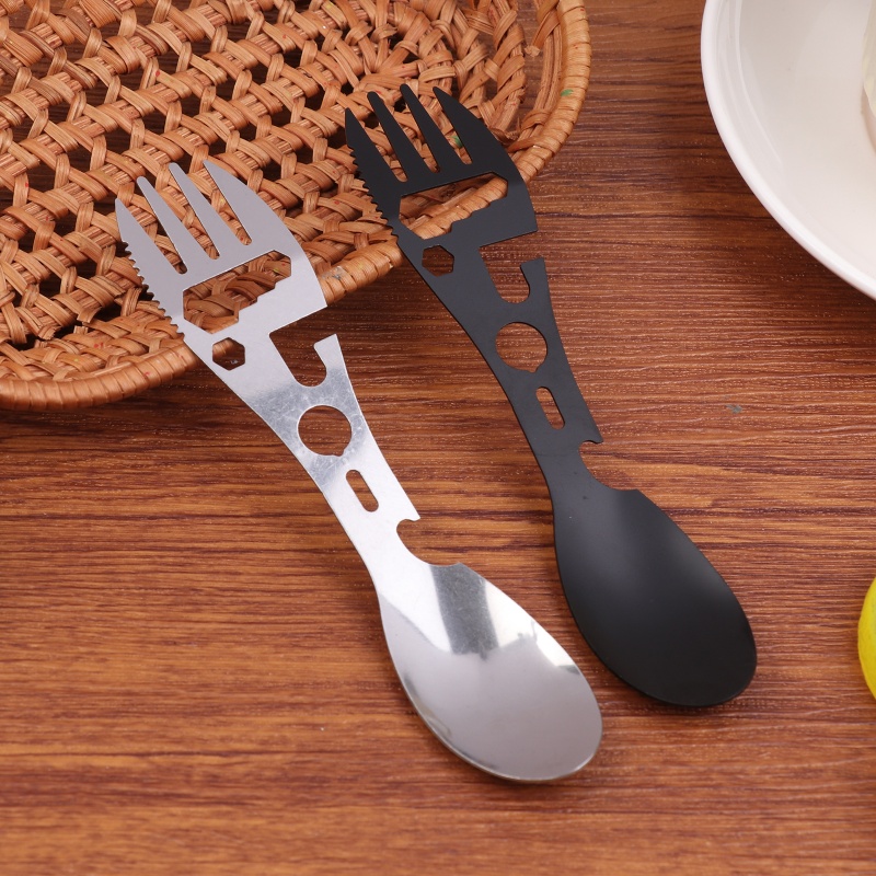 1/5Pcs 10-in-1 Stainless Steel - Bamboo Cutlery Travel incelemesi ve fiyatı