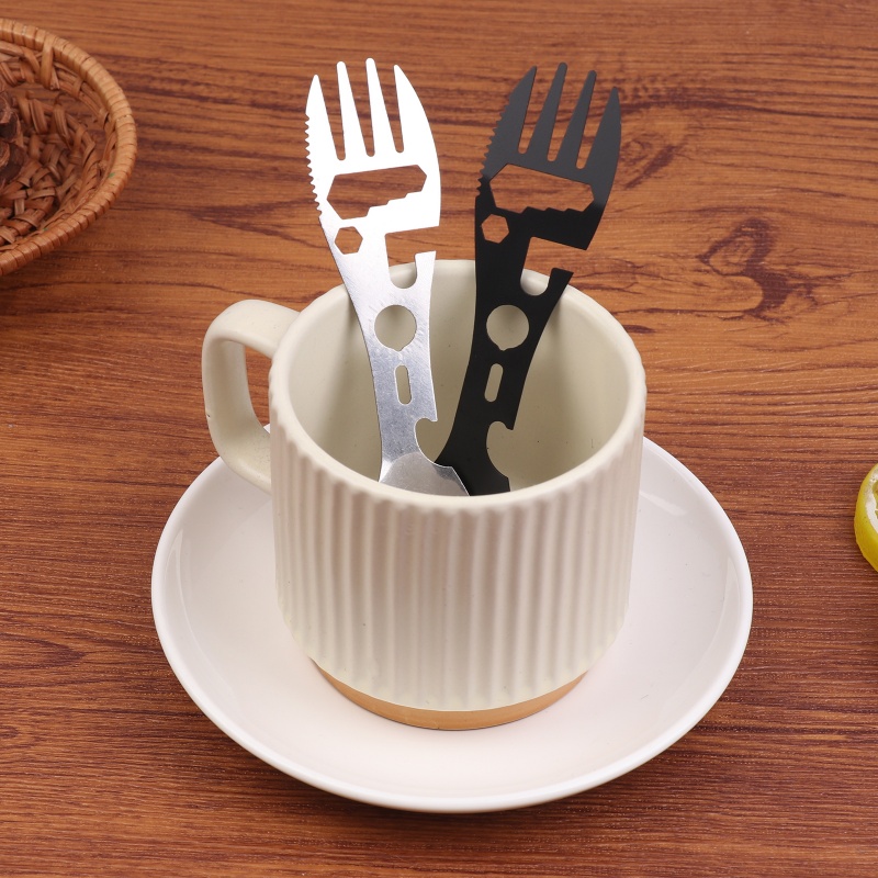 1/5Pcs 10-in-1 Stainless Steel - Bamboo Cutlery Travel incelemesi ve fiyatı
