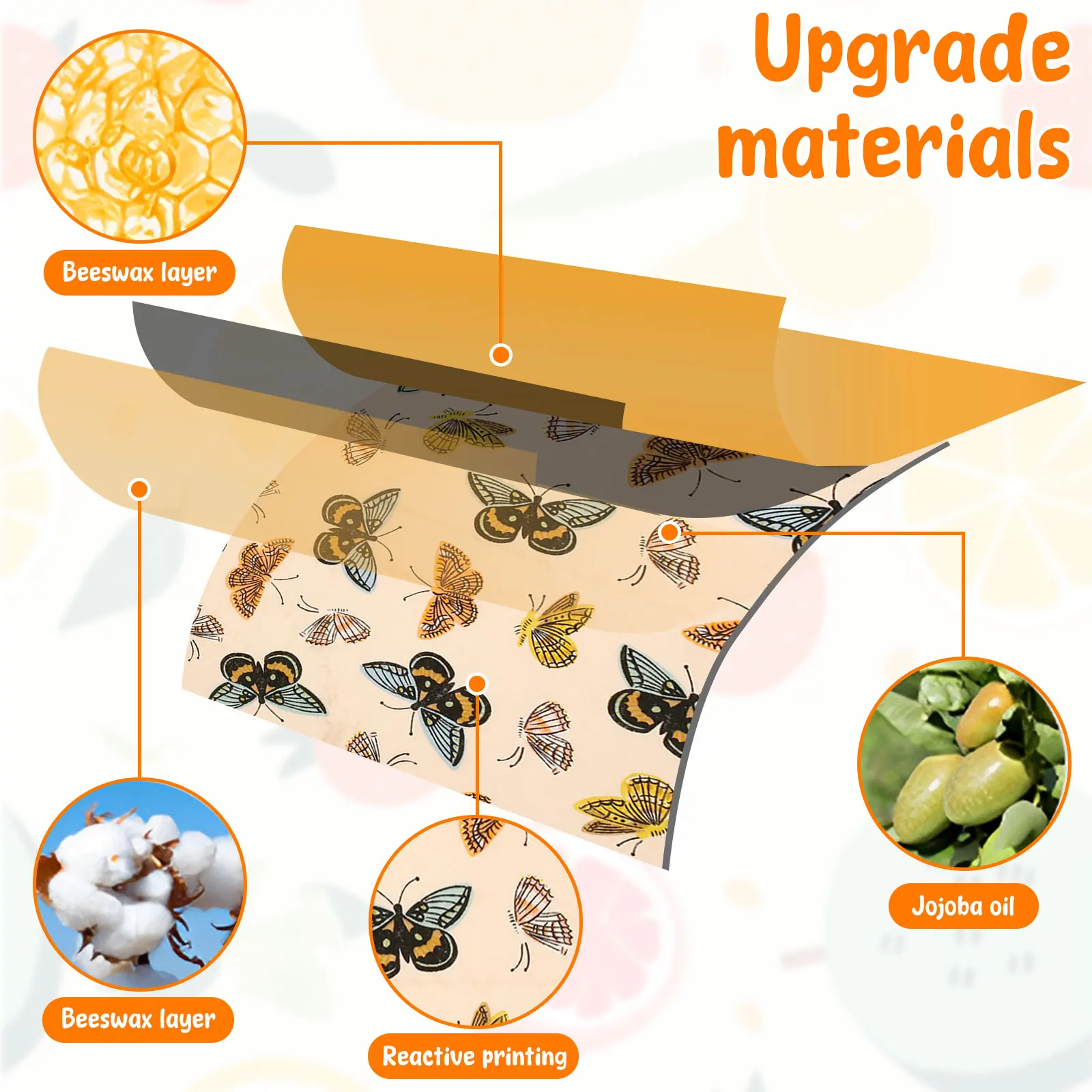 11 Pcs Beeswax Food Wrap Set R - Beeswax Wrap Reusable incelemesi ve fiyatı