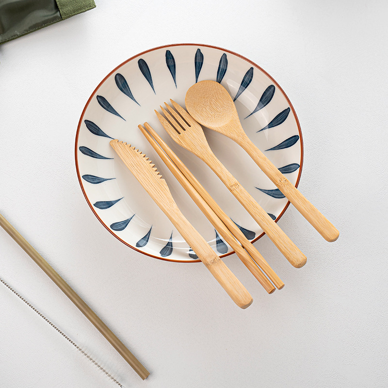 Bamboo Travel Tableware Reusab - Bamboo Cutlery Travel incelemesi ve fiyatı