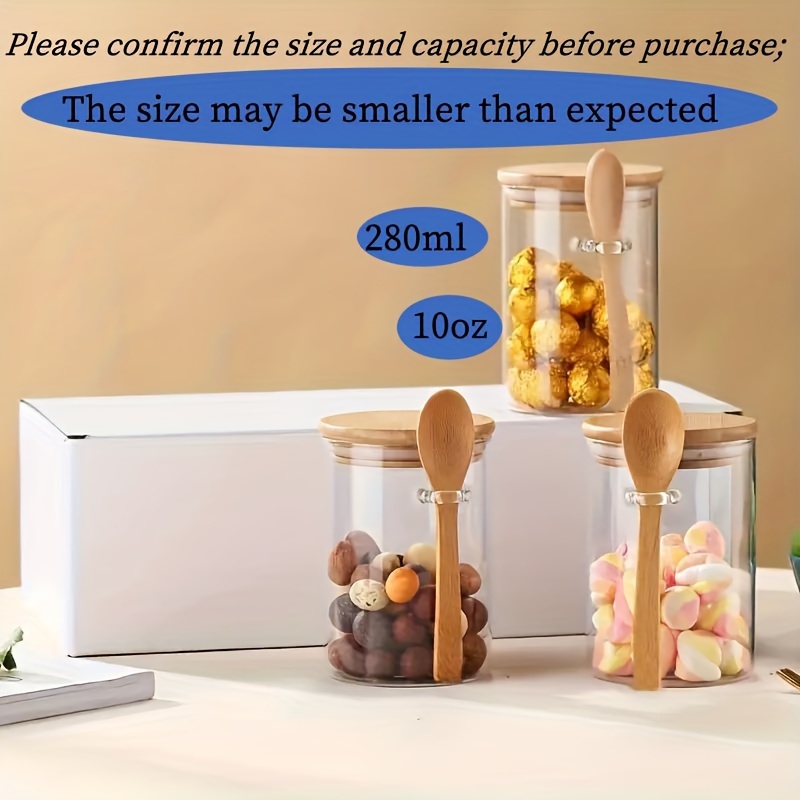 280ml Candy Jar, Biscuit Jar,  - Bamboo Cutlery Travel incelemesi ve fiyatı