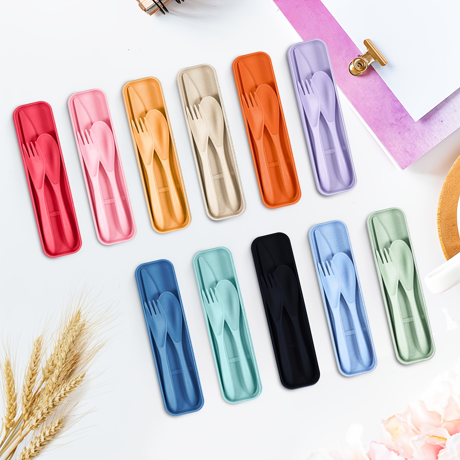 77 Sets Reusable Travel Utensi - Bamboo Cutlery Travel incelemesi ve fiyatı