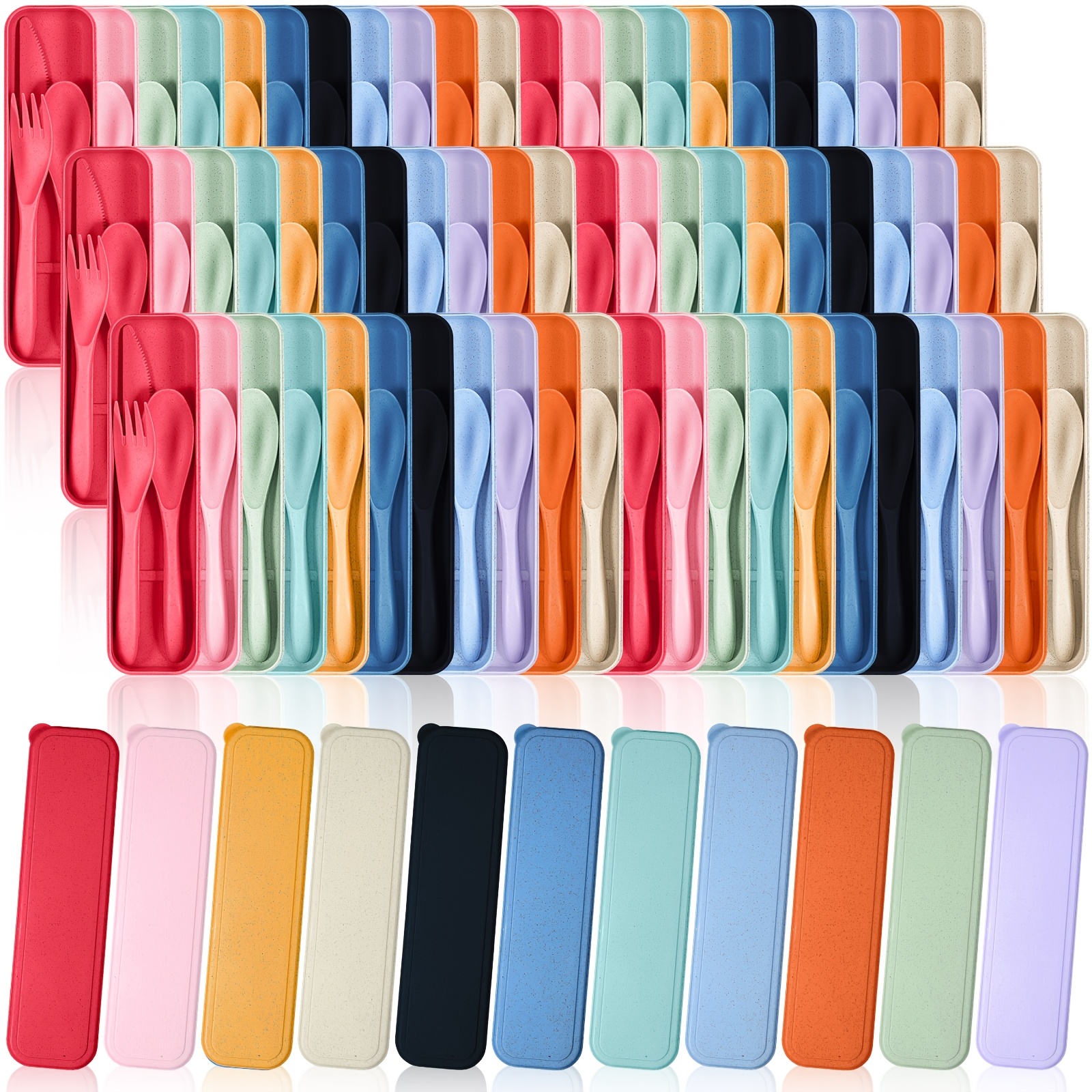 77 Sets Reusable Travel Utensi - Bamboo Cutlery Travel incelemesi ve fiyatı
